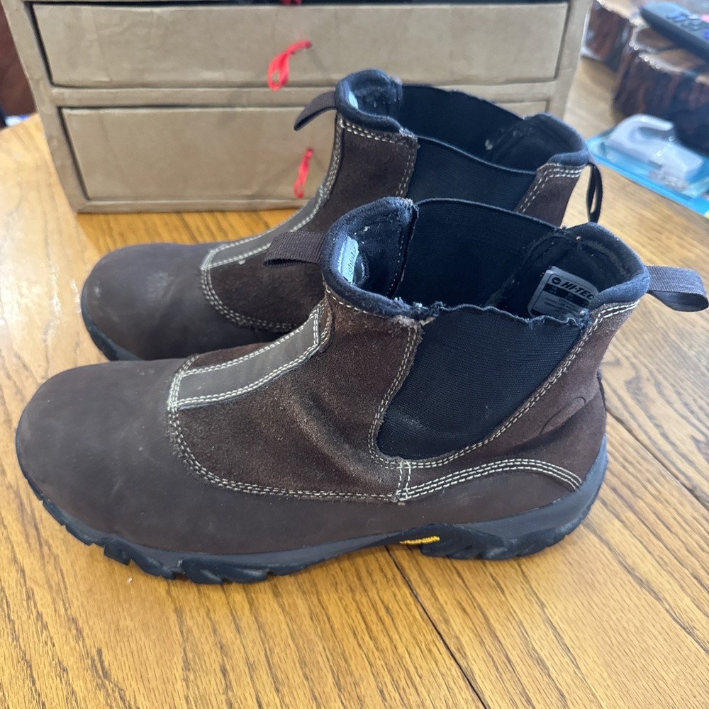 Tec Terra Lox Mid 200 I Men's 10.5 Brown Insulated Hiking Boots Vibram